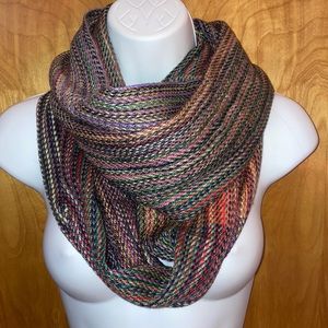 🆕 Purple Colorful Striped Alpaca Mindalao Infinity Scarf